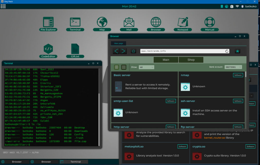 Инженеры Greyhack тестируют новое программное обеспечение для защиты от хакерских атак.