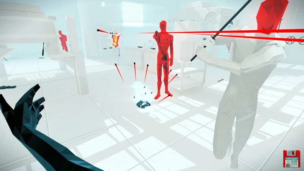 Приготовьтесь к SuperHot – игре, которая перевернет ваше представление о шутерах. Здесь время замедляется только во время ваших движений, позволяя вам тщательно планировать каждый свой шаг и атаковать врагов с максимальной эффективностью.